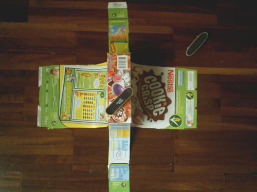 Homemade Tech Deck Ramp