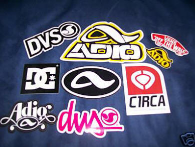tech deck skateboard stickers