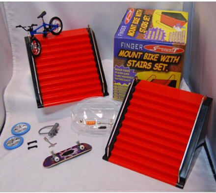 finger mount bike with stair set tech deck bike wheels bmx