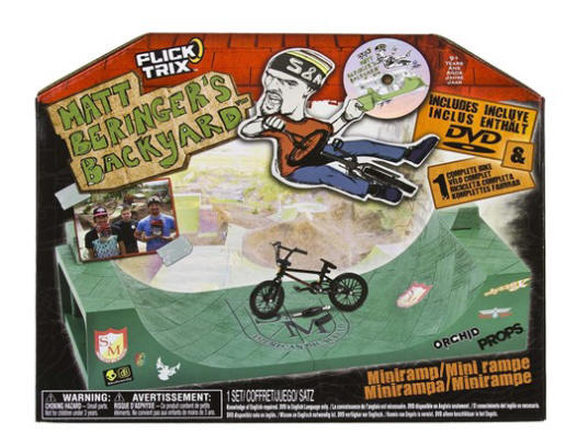 matt beringers mini ramp backyard bmx finger bike