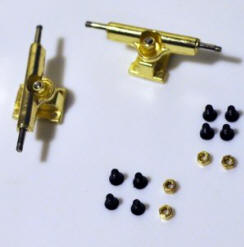 gold tech deck trucks replacement parts