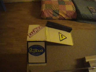 homemade tech deck park ramps