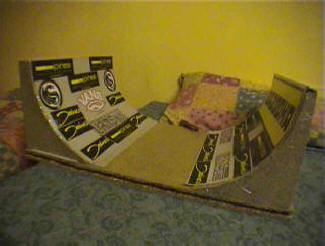 tech deck park ramp half pipe