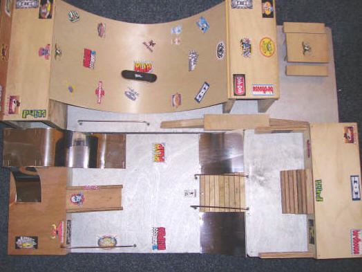 Scott's Homemade Tech Deck Skatepark