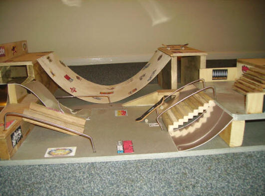 Scott's Homemade Tech Deck Skatepark