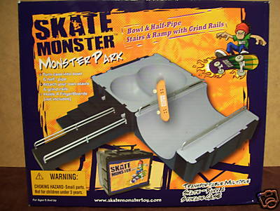 Skate Monster Park Rails Stairs Bowl