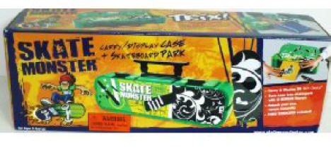 skate monster tech deck storage case