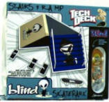 tech deck blind skatepark stairs and ramp