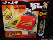 World Industries Skate Park Hip Ramp with Bonus Board Tech Deck