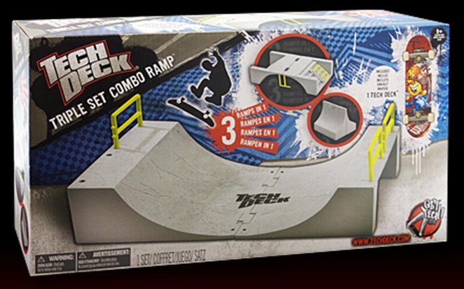 tech deck triple set combo ramp
